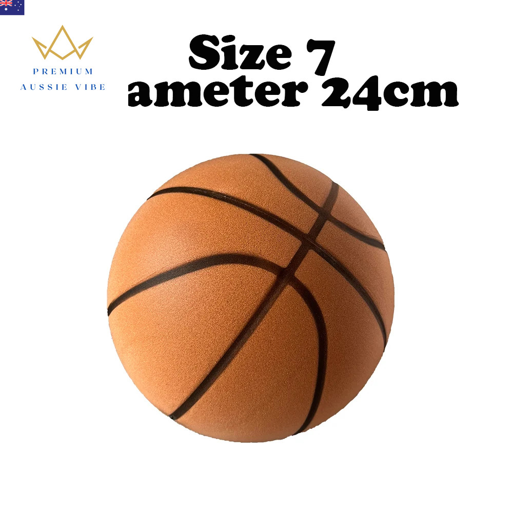Grooved Silent Basketball 29.5”/27.5”Foam Basketball Indoor Training Silent Ba