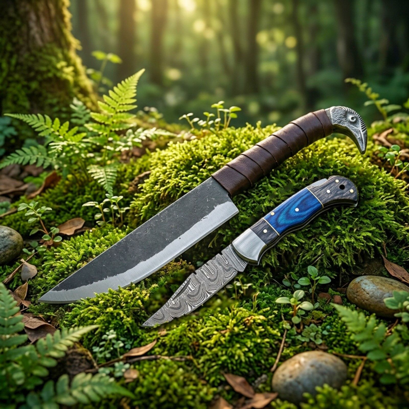 Handmade Sons of Odin Viking Knife Combo Set – Norse Inspired Collectible Gift