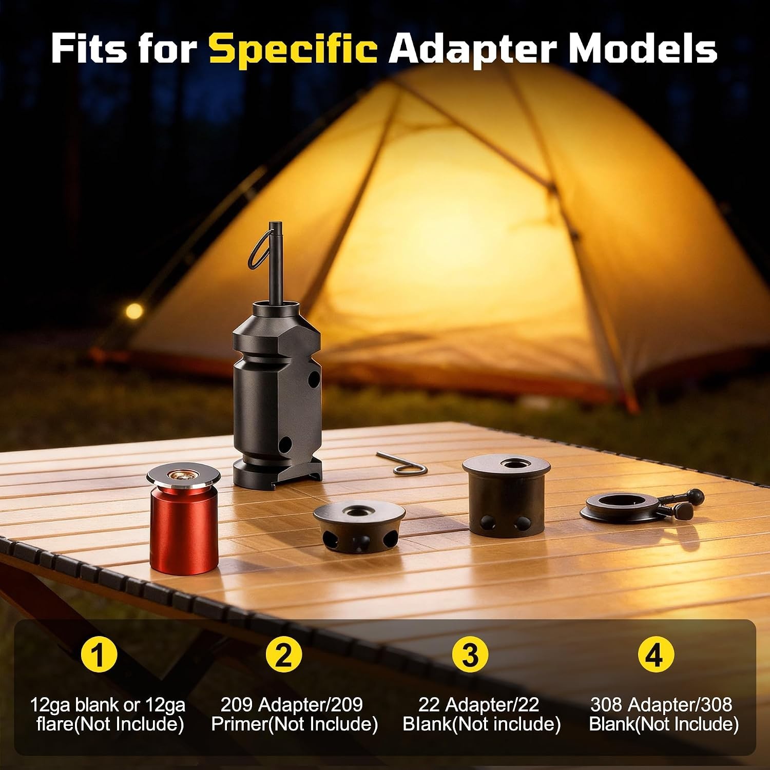 Durable 12 Gauge Trip Alarm Device – 6 Pack for Secure Camping & Outdoor Use
