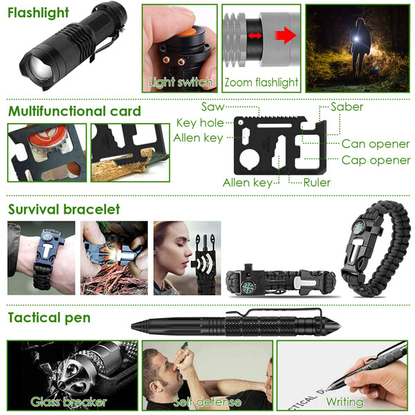 47 in 1 Survival Bag, Not Shipped on Weekends
