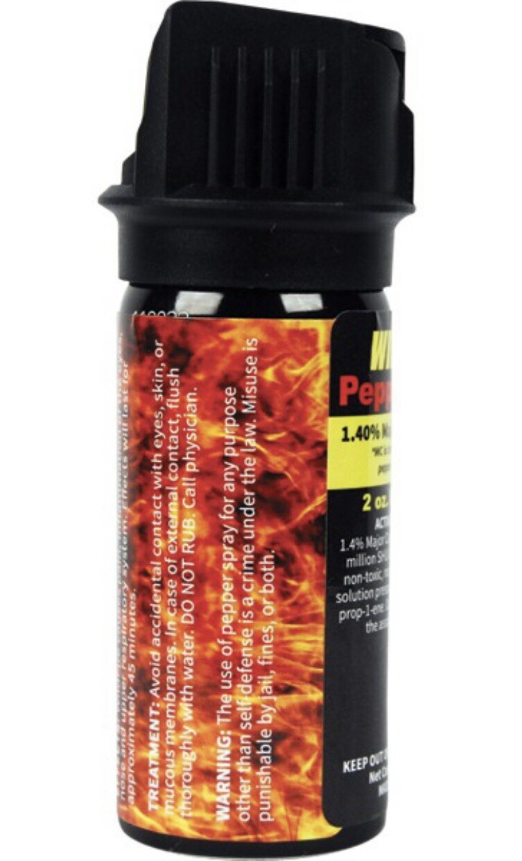 WILDFIRE STICKY Pepper GEL Spray 1. 4 MC 10% OC UV Dye SELF DEFENSE 2 oz HOT HOT