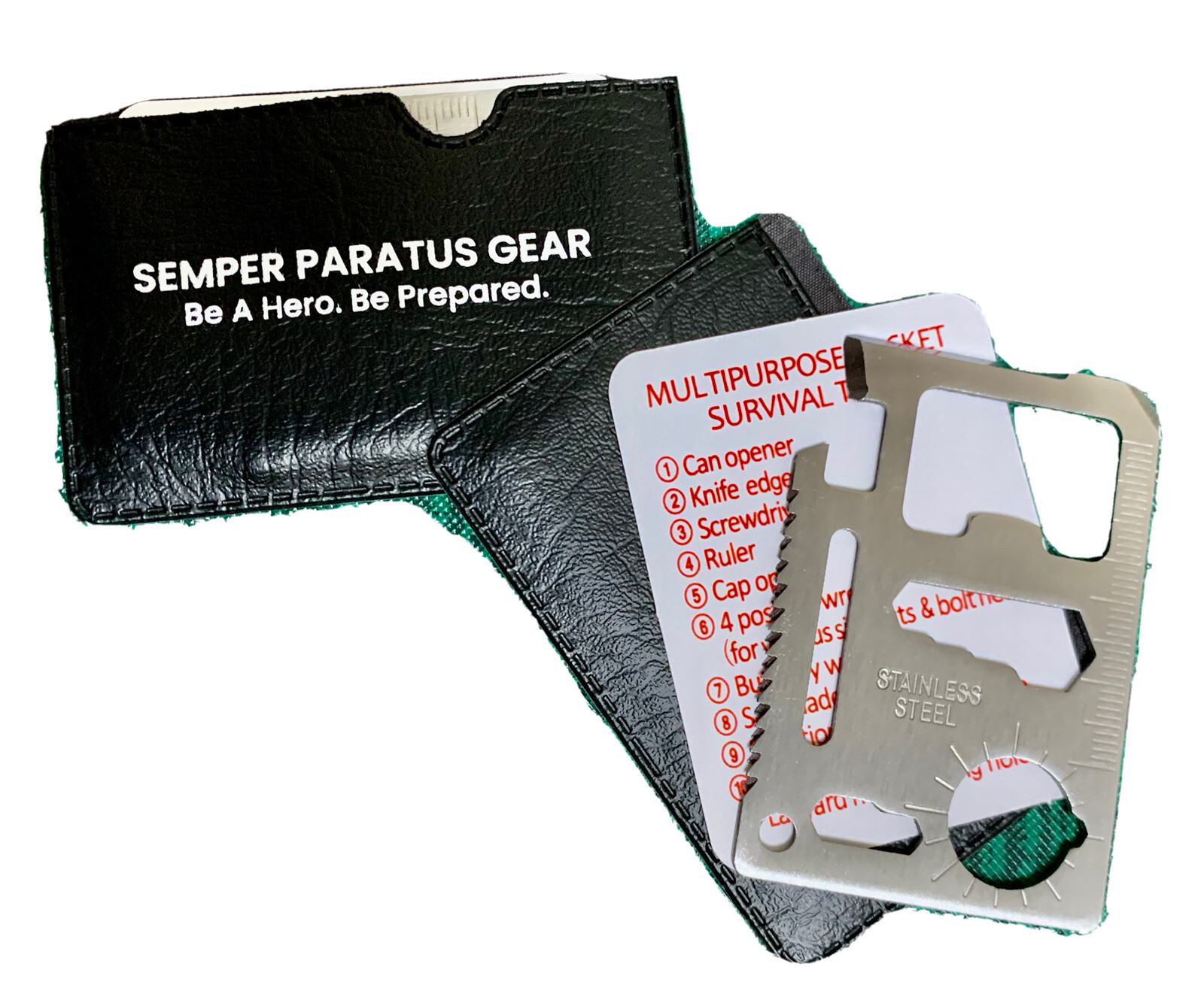 14-in-1 Multitool Card – Excellent Holiday Stocking Stuffers 5 / 10/ 20 PAKs