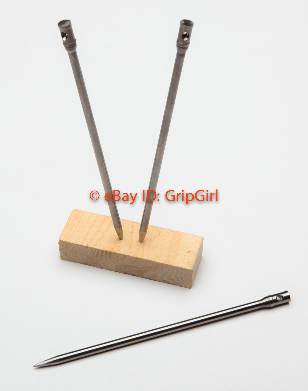 Lot of 3x Titanium Ti 6.5″ Icepick/Dart/Spike/Spear Head EOD Survival Gear EDC