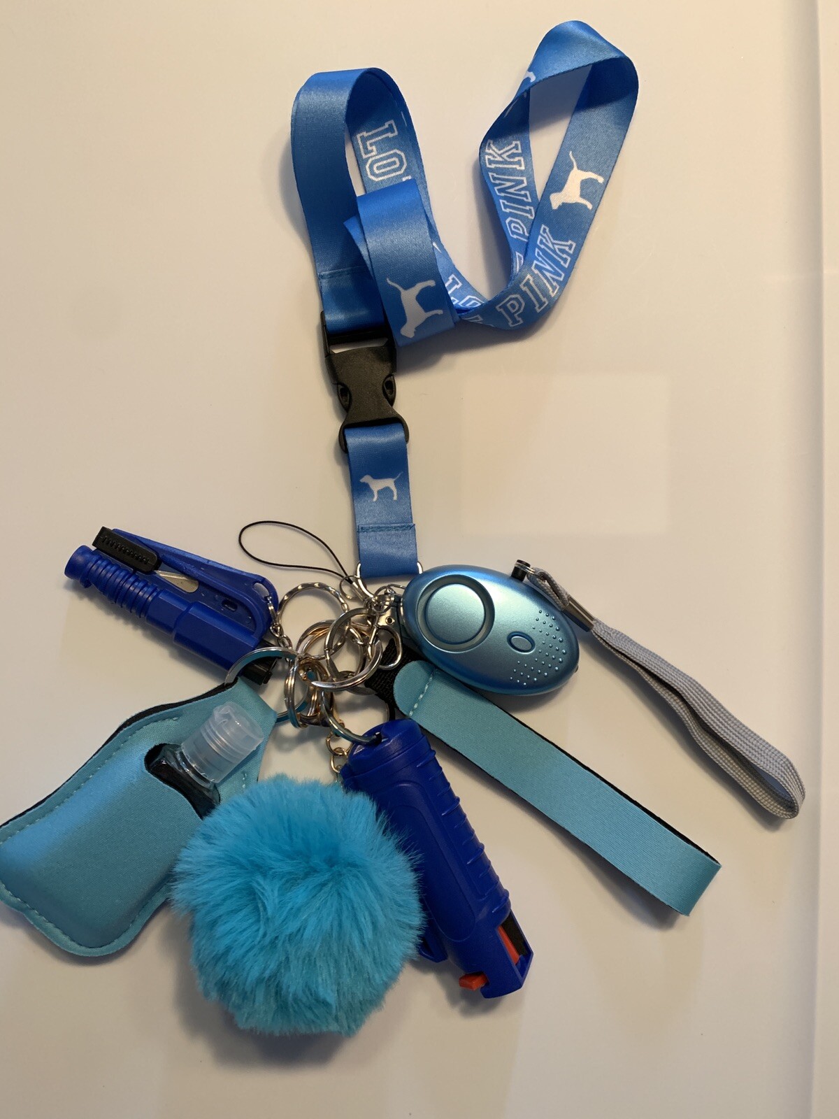 Self Defense Keychain Lightweight, Fashionable, Blue