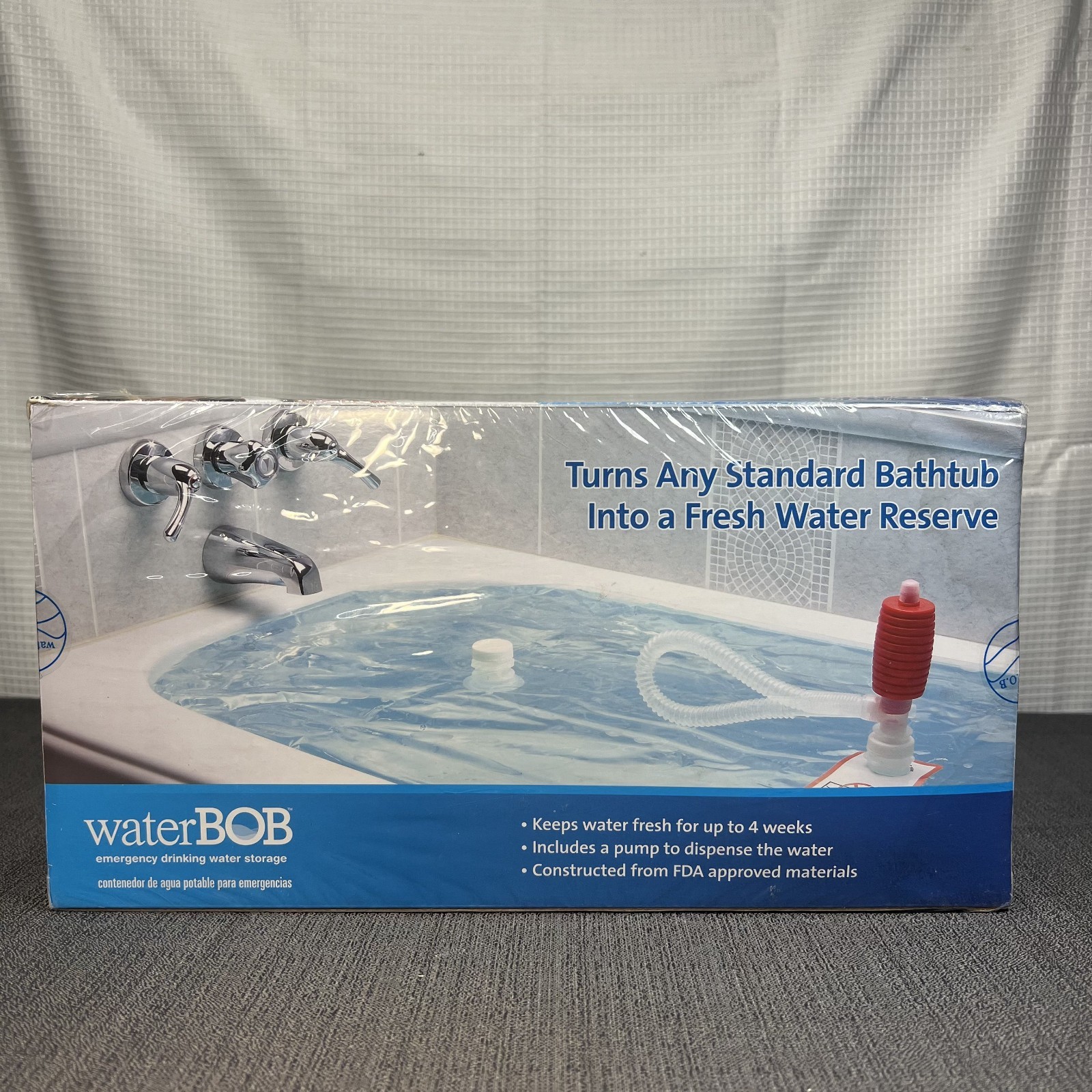 Water BOB Survival Emergency Drinking Fresh Water Storage 100-Gallons Kit – New