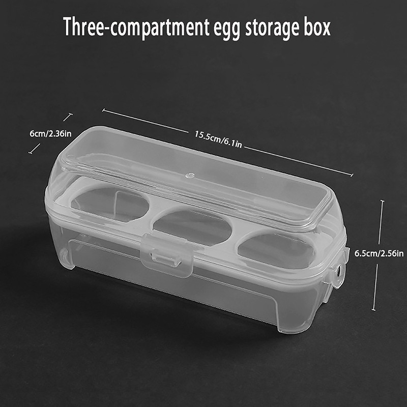 Egg Box 3/4/8 Grids Egg Holder Container For Outdoor Camping Picnic Eggs Box