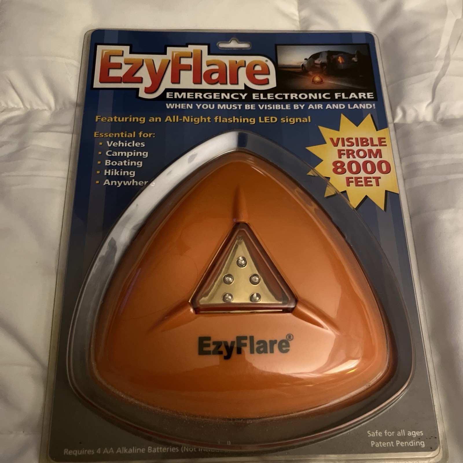 EzyFlare EZY FLARE Emergency Roadside Electronic Flashing LED Warning Light NEW!