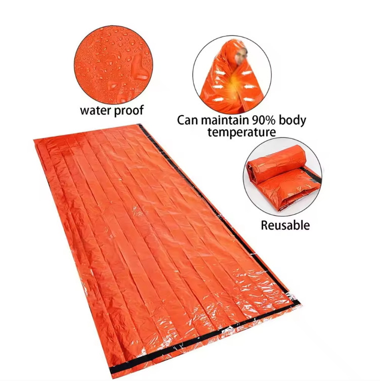Portable Waterproof Emergency Survival Sleeping Bag Outdoor Edc Camping