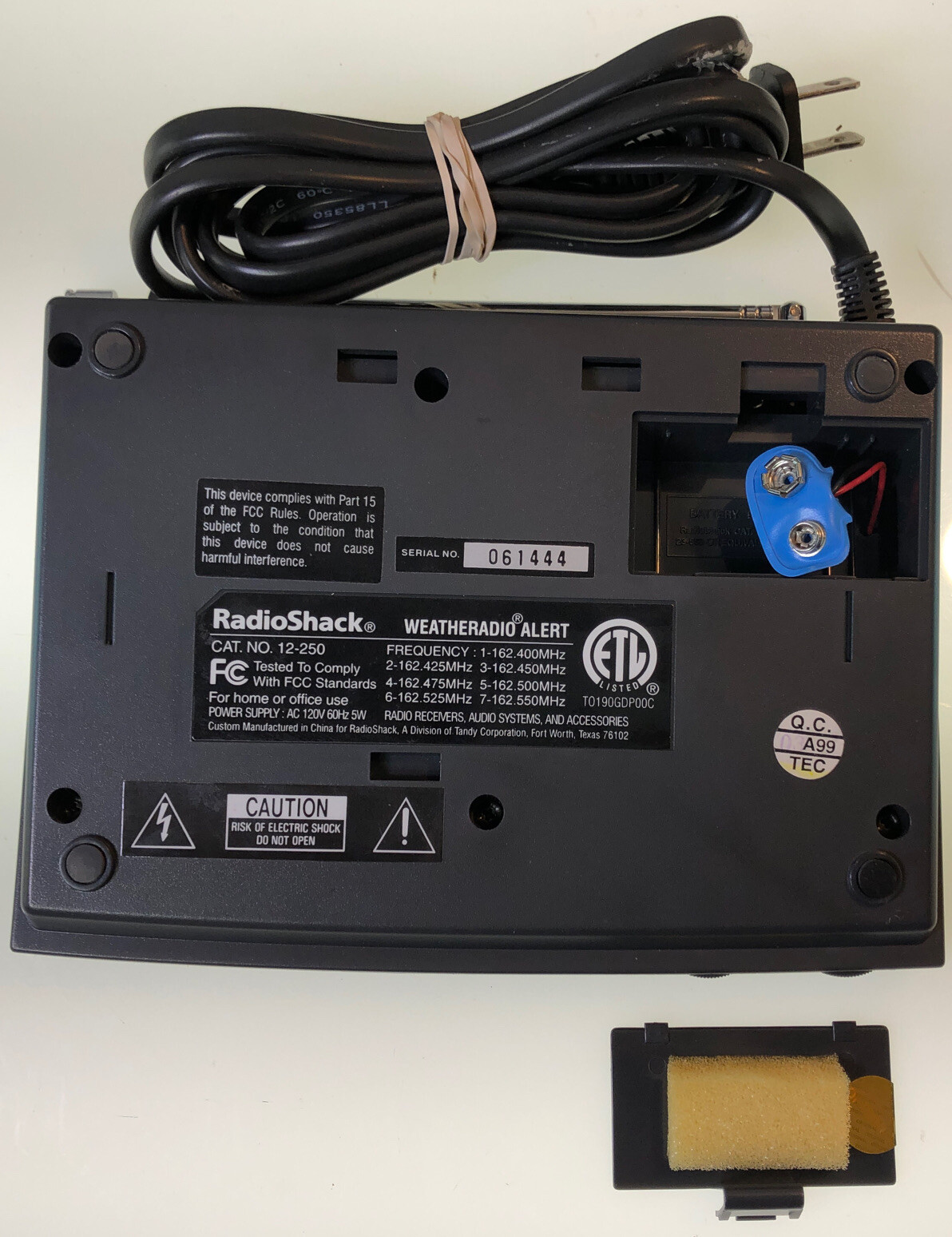 NOAA Public 7 Channel Alert Weather Radio Shack