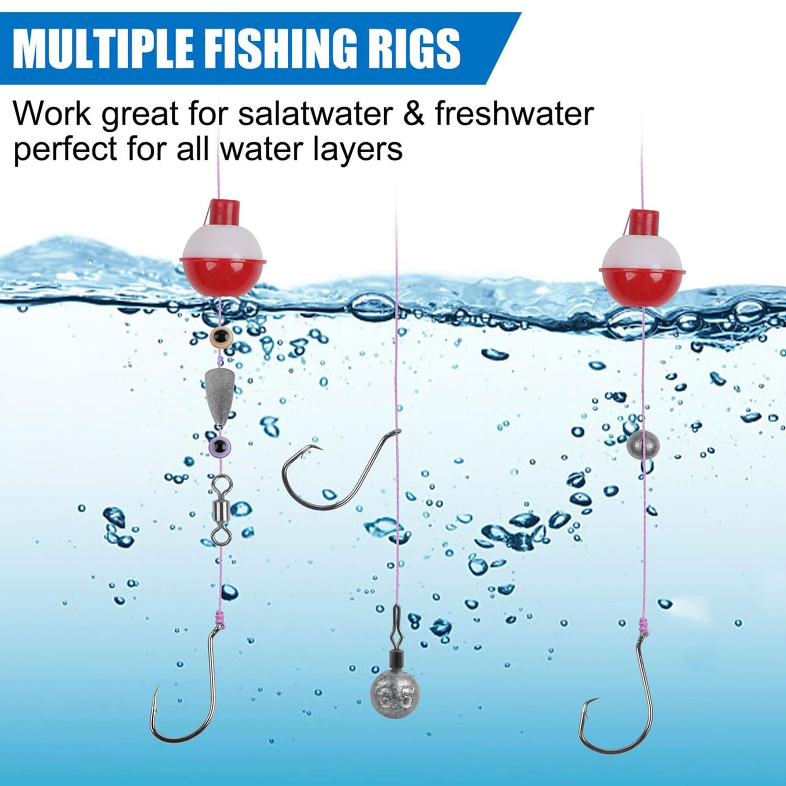 210pcs Fishing Accessories Kit, Tackle Box with Silver