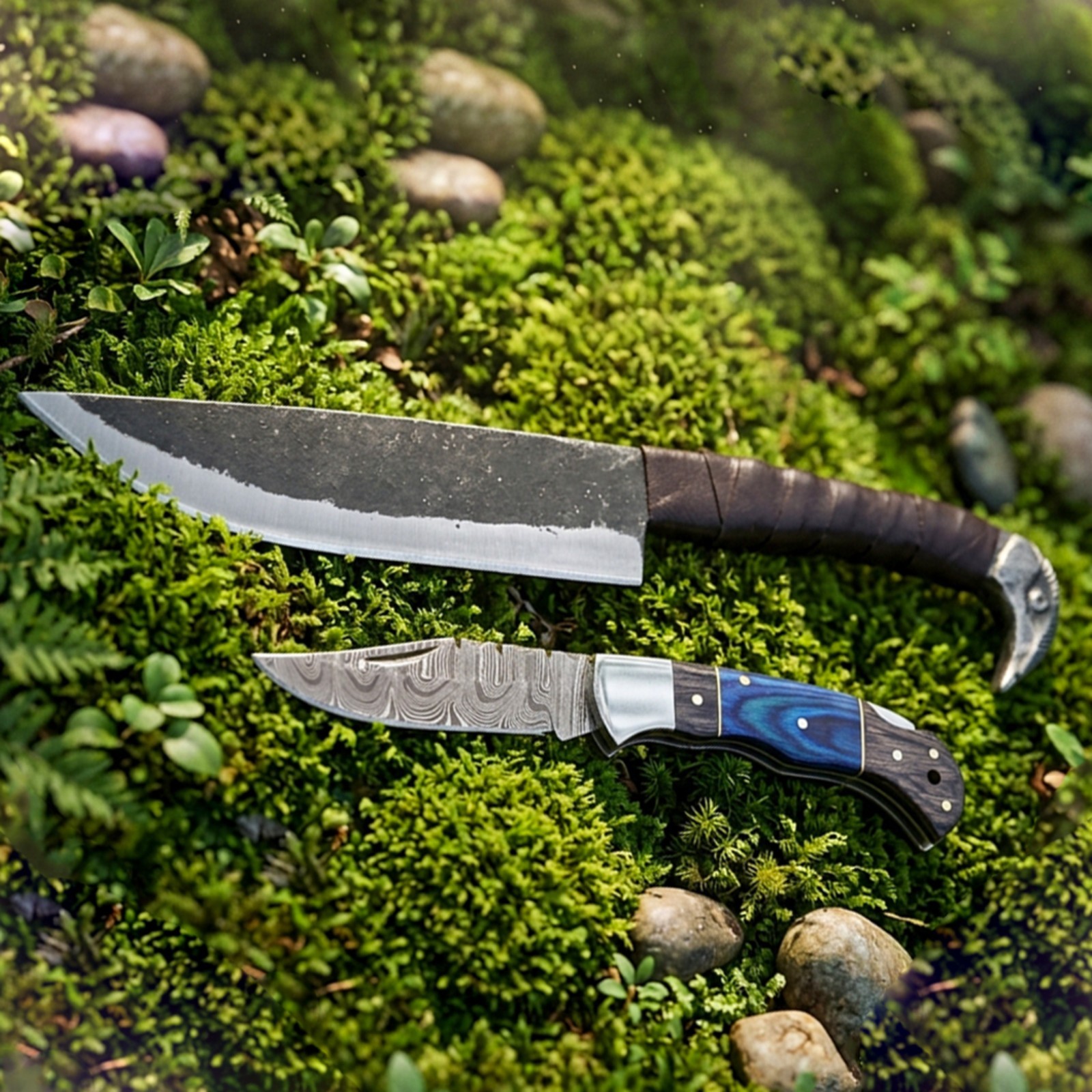 Handmade Sons of Odin Viking Knife Combo Set – Norse Inspired Collectible Gift
