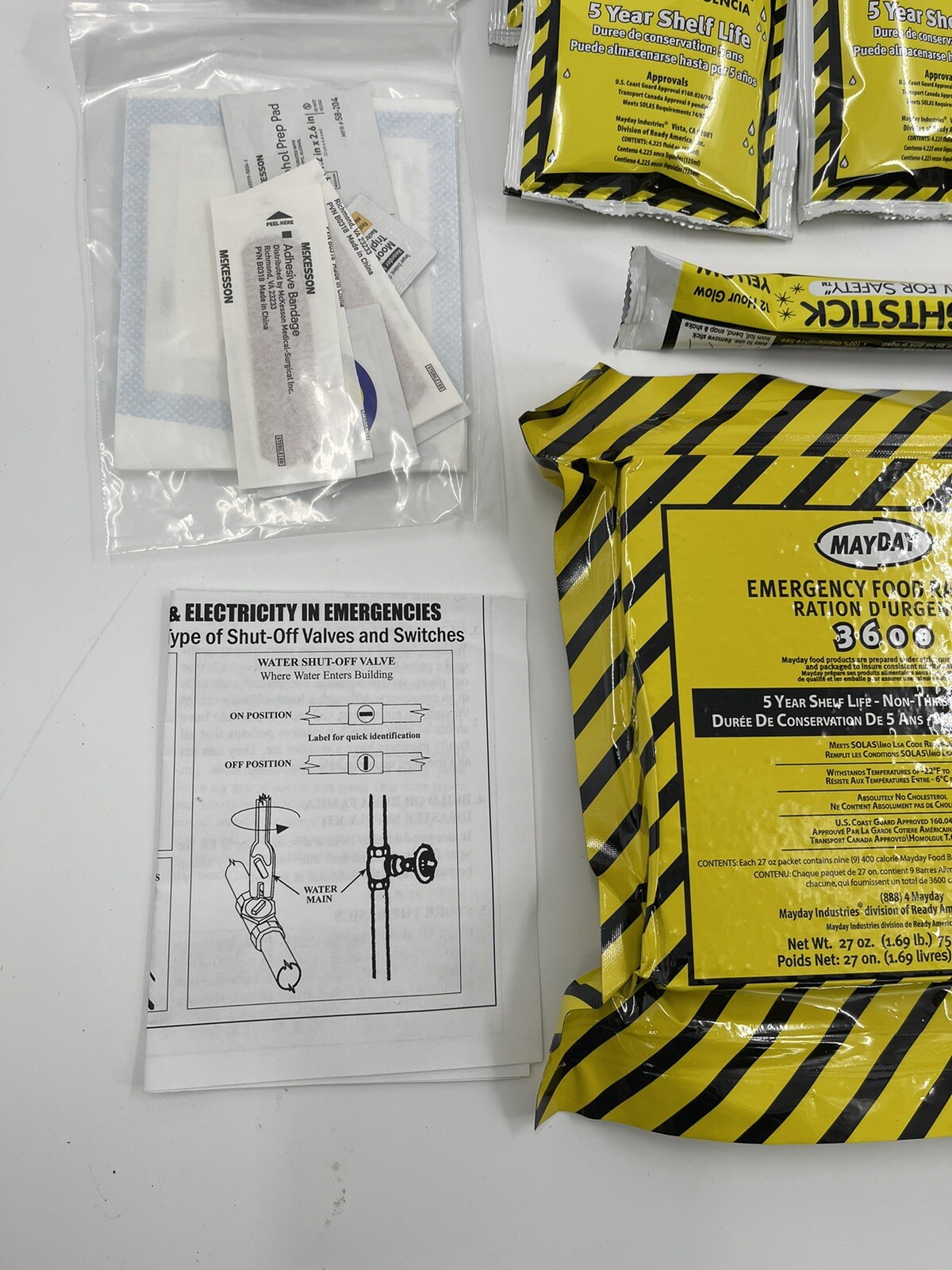 Mil Spec Plus Adventure Gear Disaster Survival Kit BK001 #11-0566 Open Box