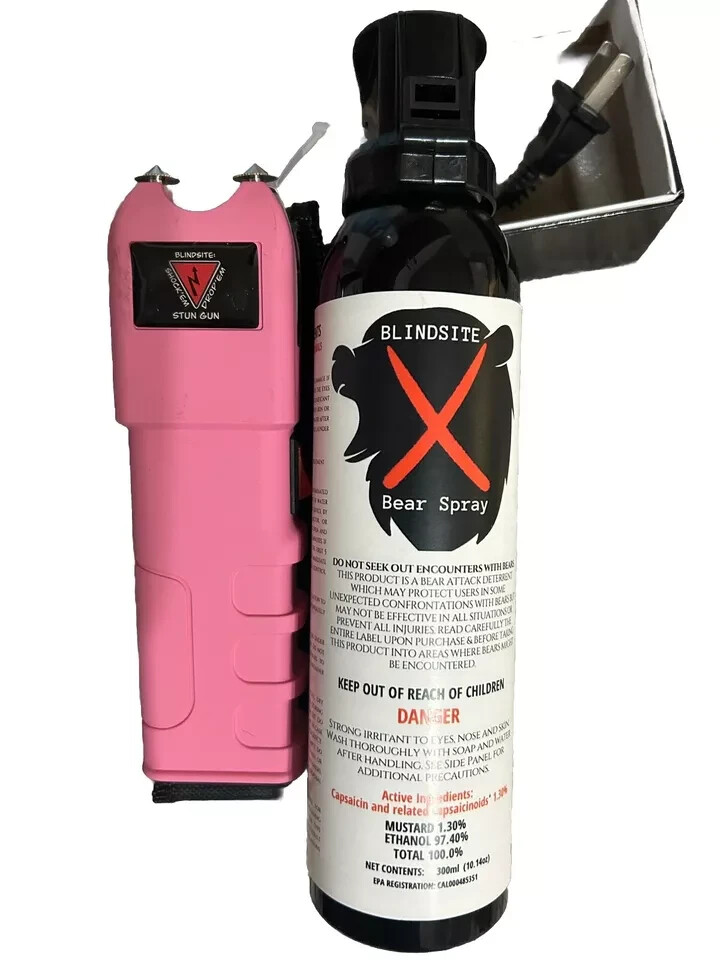 Stun gun and bear spry Combo By Blindsite: Free Shipping