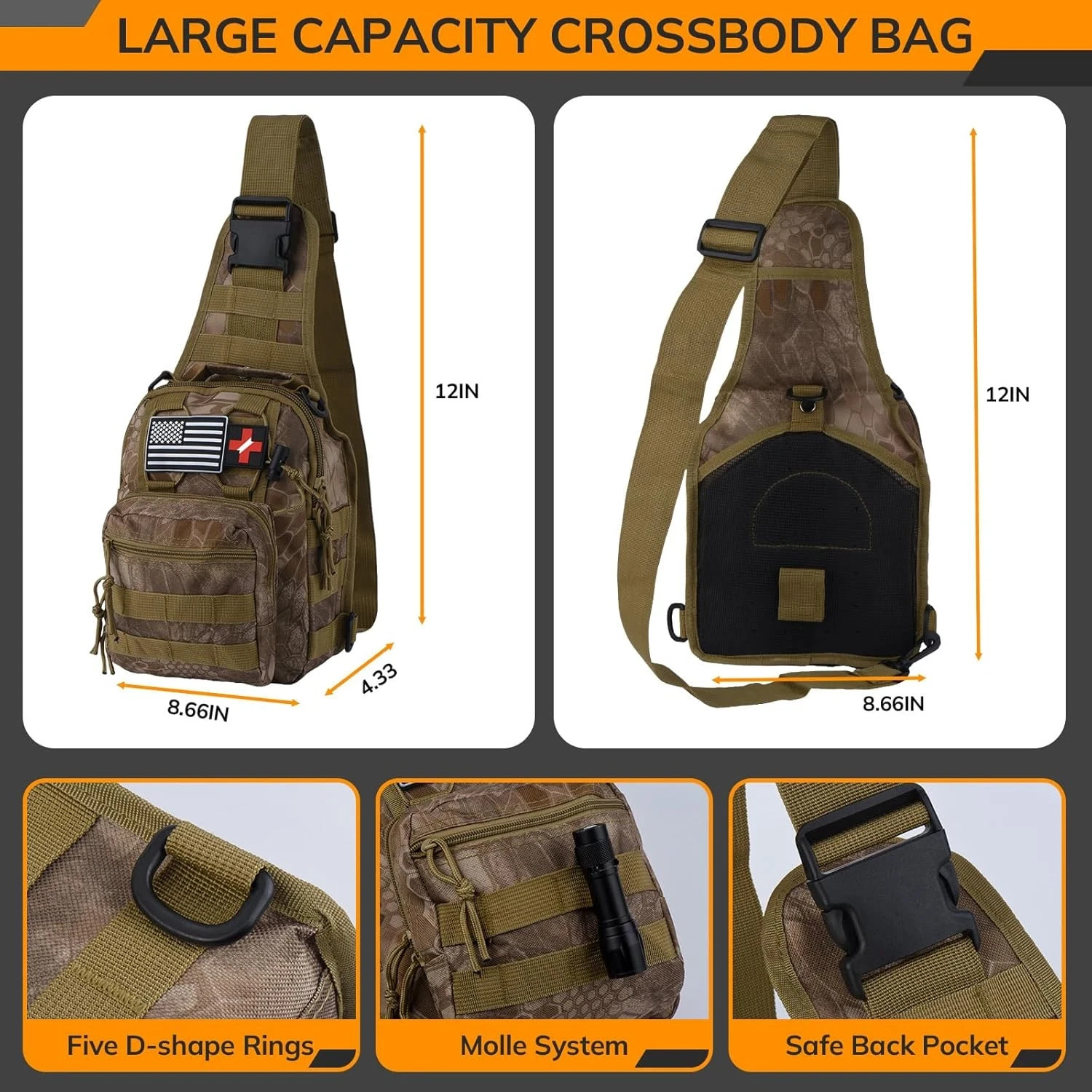 Survival Kit, 250Pcs Survival Tools Tactical Gear and Trauma Bag, Survival First