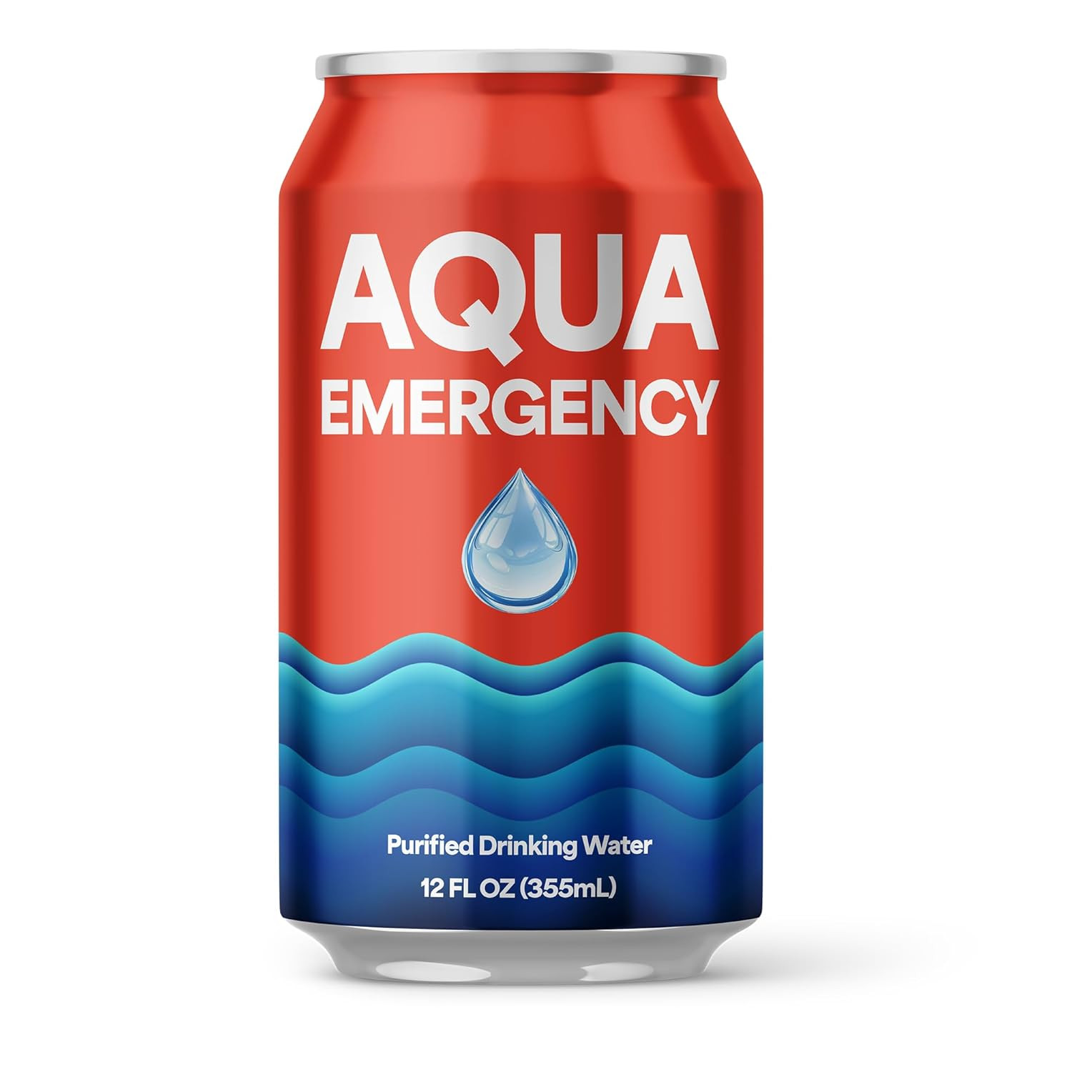 Canned Water – 24 Pack, 12 Fl Oz, 50-Year Shelf Life, Eco-Friendly, USA Made