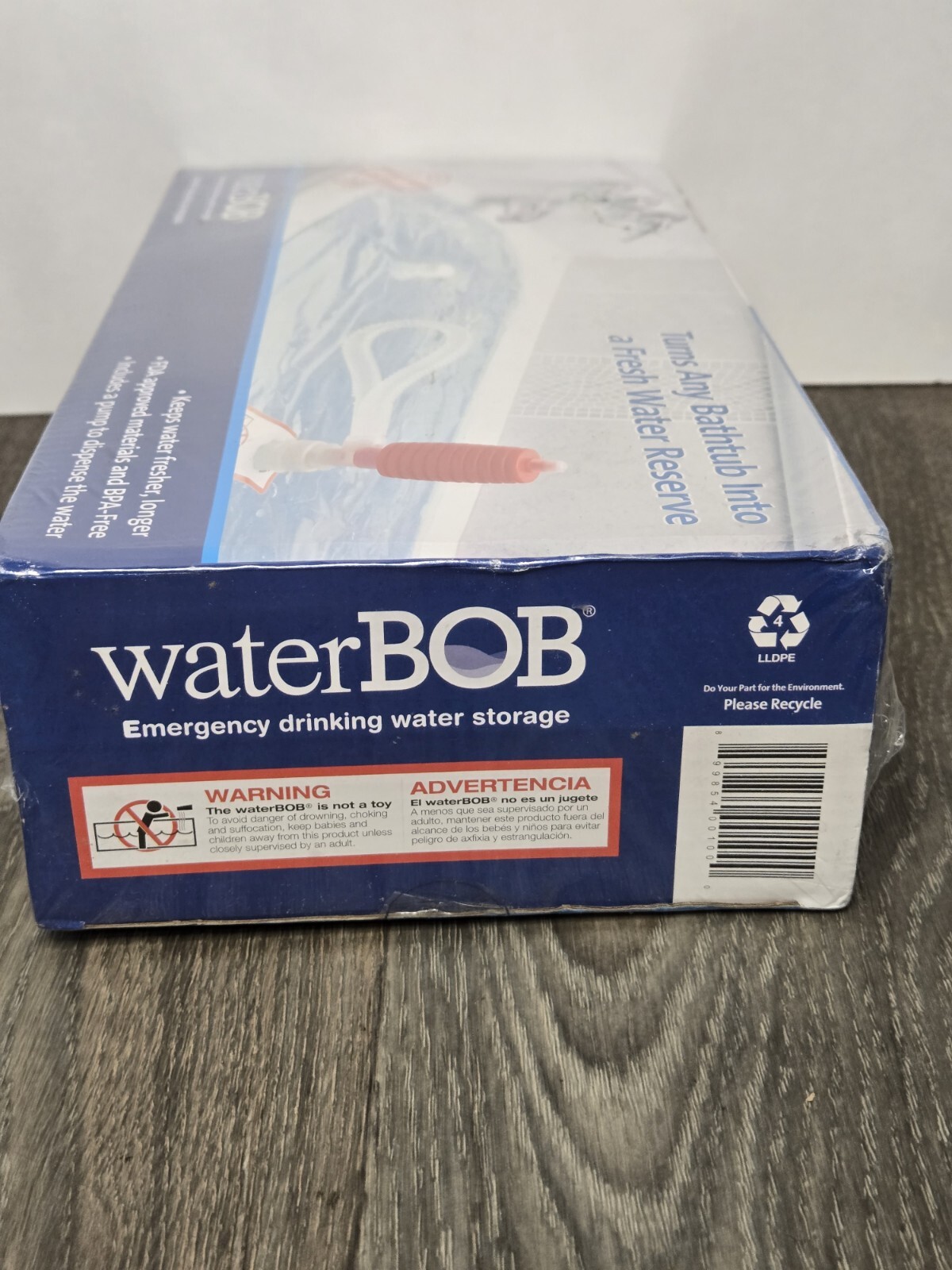 Water BOB Survival Emergency Drinking Fresh Water Storage 100-Gallons Kit SEALED