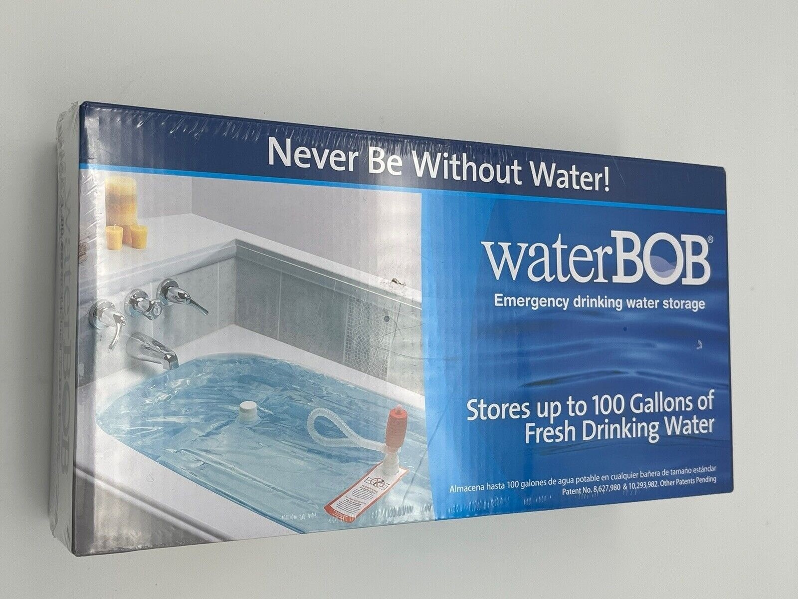 Water BOB Survival Emergency Drinking Fresh Water Storage 100-Gallons Kit Sealed