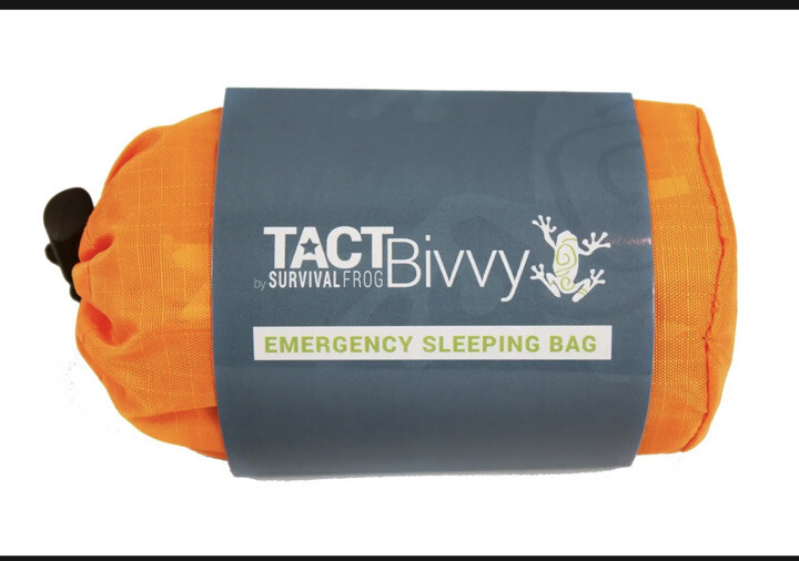 New TACT Bivvy Emergency Survival Sleeping Bag Lightweight Waterproof Orange