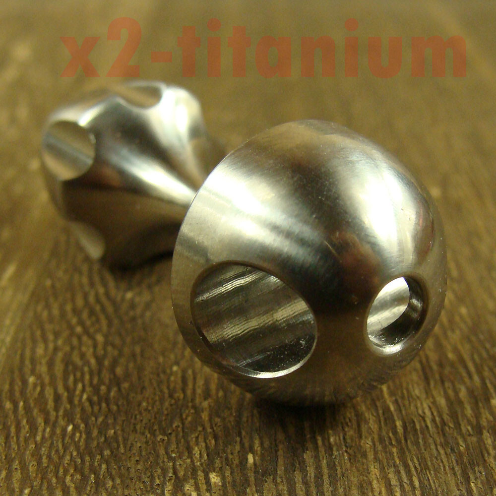 Titanium Ti Waterproof Capsule pill Bottle Lanyard bead Outdoor EDC Tool XH703