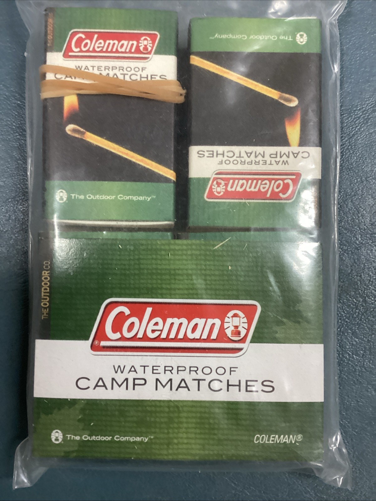 Coleman Waterproof Matches Camp Emergency Pack of 4 Boxes Of 40 1 Box Has Less
