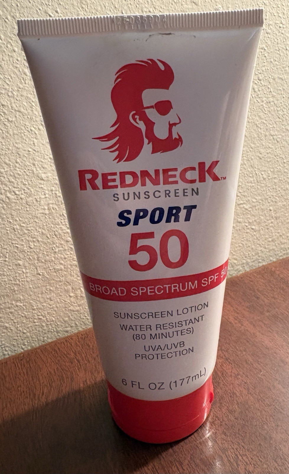 Redneck Sunscreen Sport 50 SPF Lotion Water Resistant 80 Minutes 6 FL OZ