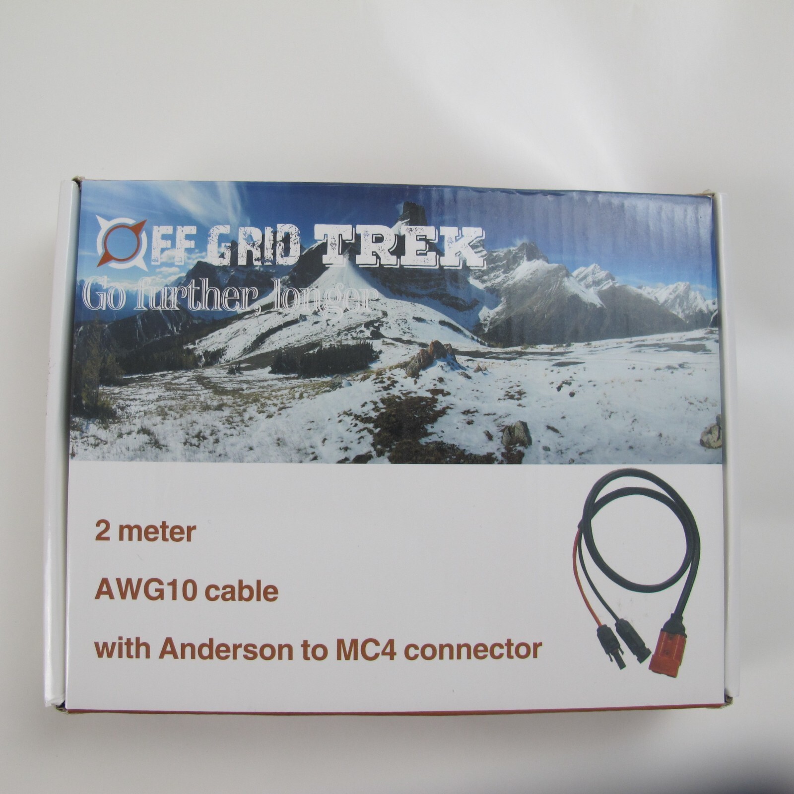 Off Grid Trek 2M (6ft) Anderson to MC4 Connector Cable AWG10 SMH Extension Solar