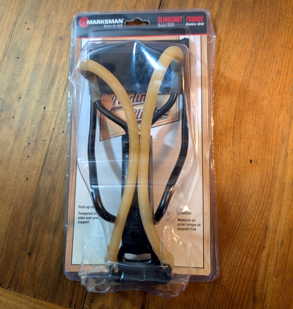 Marksman Pack-A-Long Folding Slingshot 3040 Hiking Survival NEW in Package