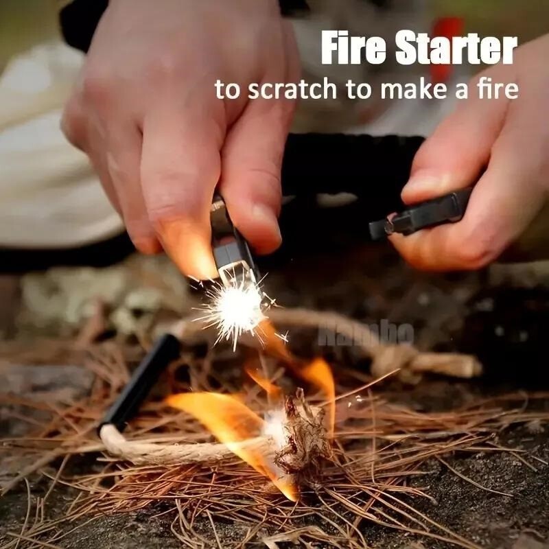 10 In 1 Outdoor Emergency Gear Survival Kit Camping Hiking Tactical Backpack US