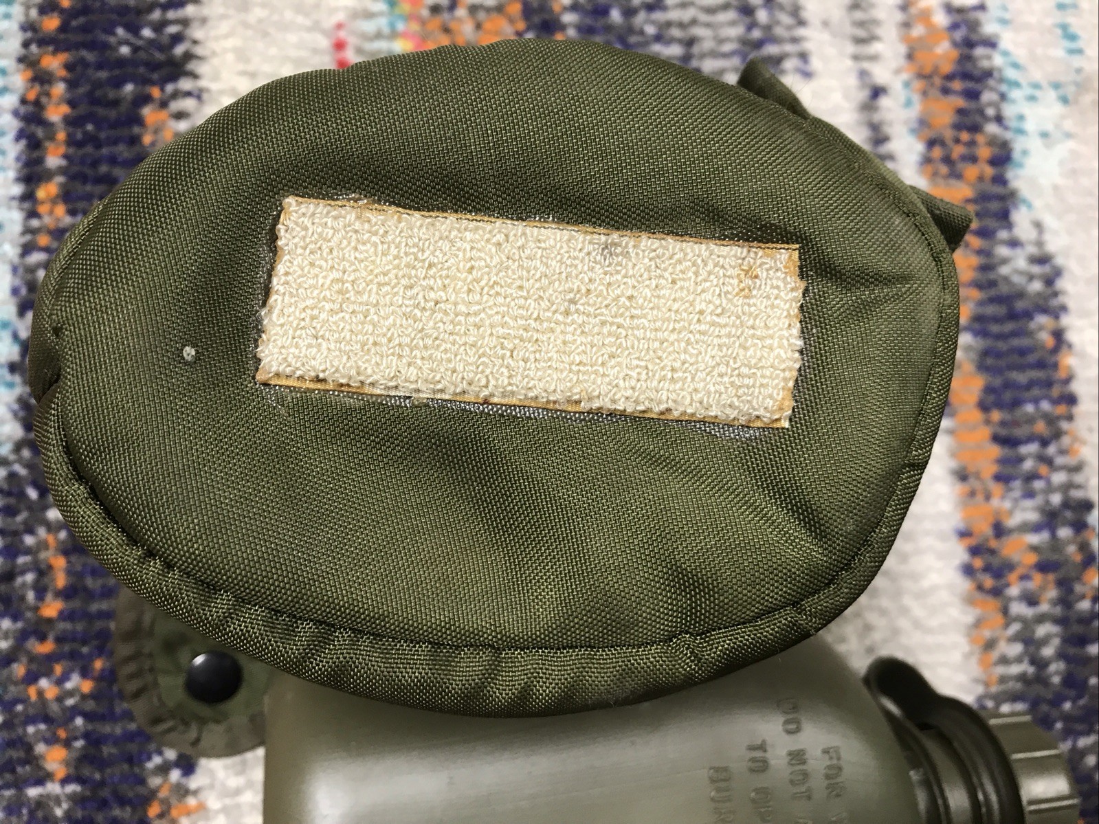 US Military 1 QT QUART CANTEEN COVER NYLON w ALICE CLIPS Canteen And Cup Read