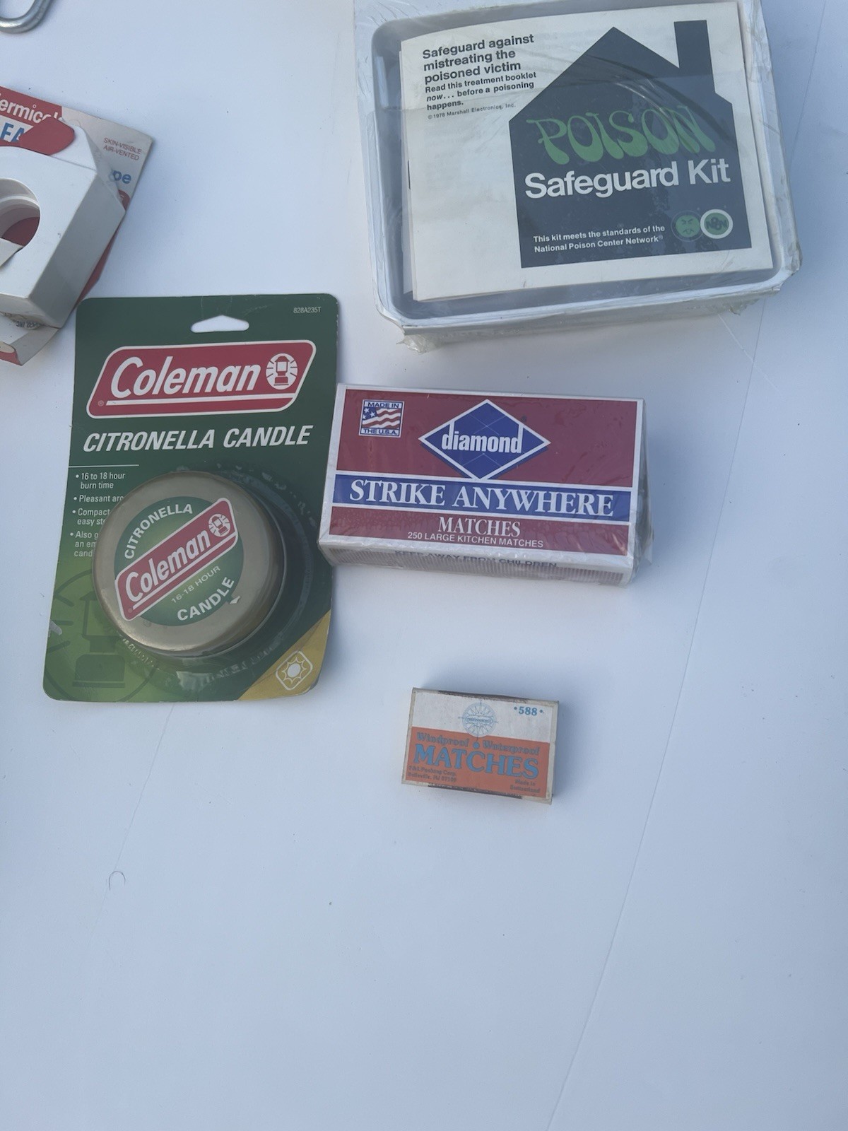 1970 Vintage Emergency Kit 25-Piece Set – Survival/First Aid Kit – $125 For All