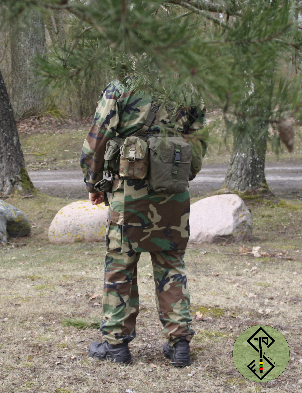 Sitting Mat Woodland M81 1000d Cordura