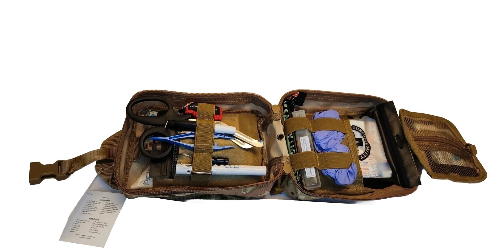 Wilderness IFAK Trauma Kit-Survival-Bug Out Bag Preparedness-Medical NAR CAT