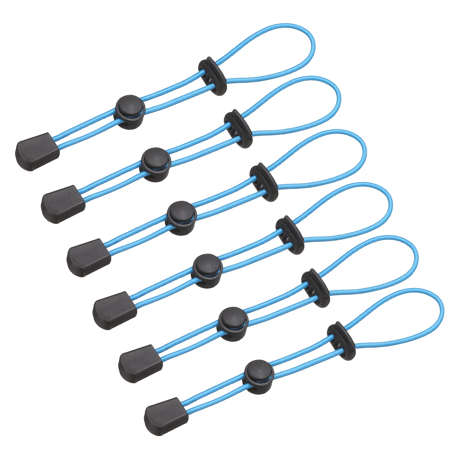 Climbing Stick Holder, Backpack Hiking Pole Ropes 8 Inch & 6 Pcs & Blue