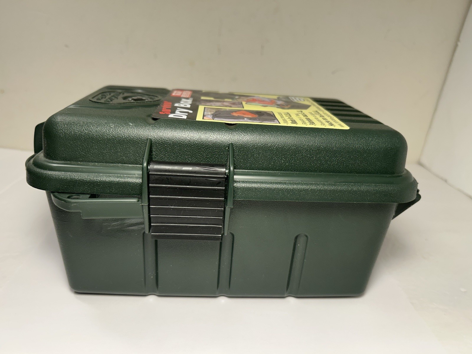 Survivor Water Resistant Dry Box O-Ring Compass Green New 9.5”
