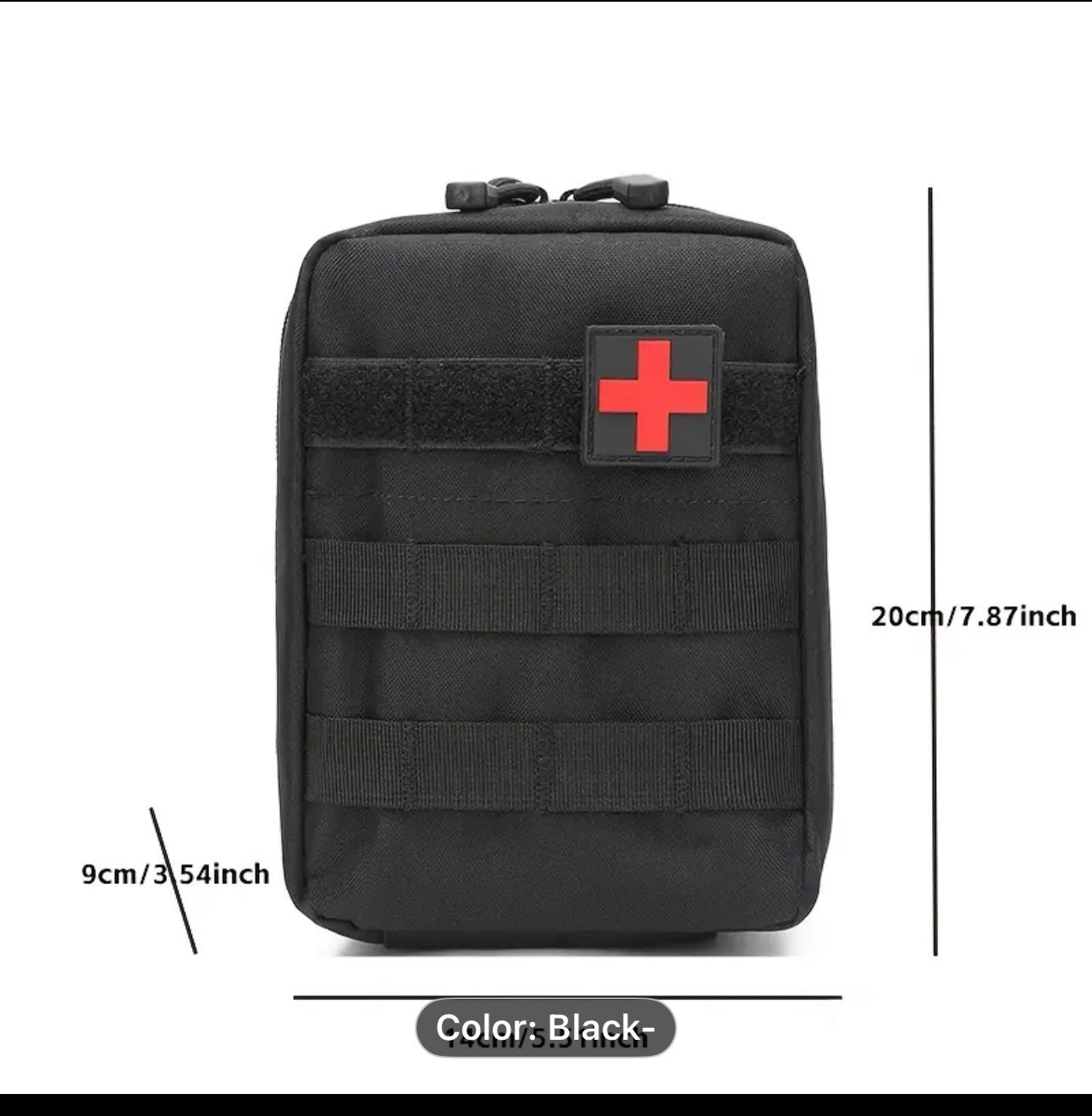 Emergency Survival Kit First Aid 158 piece Military Prepper Outdoor Tactical Bag