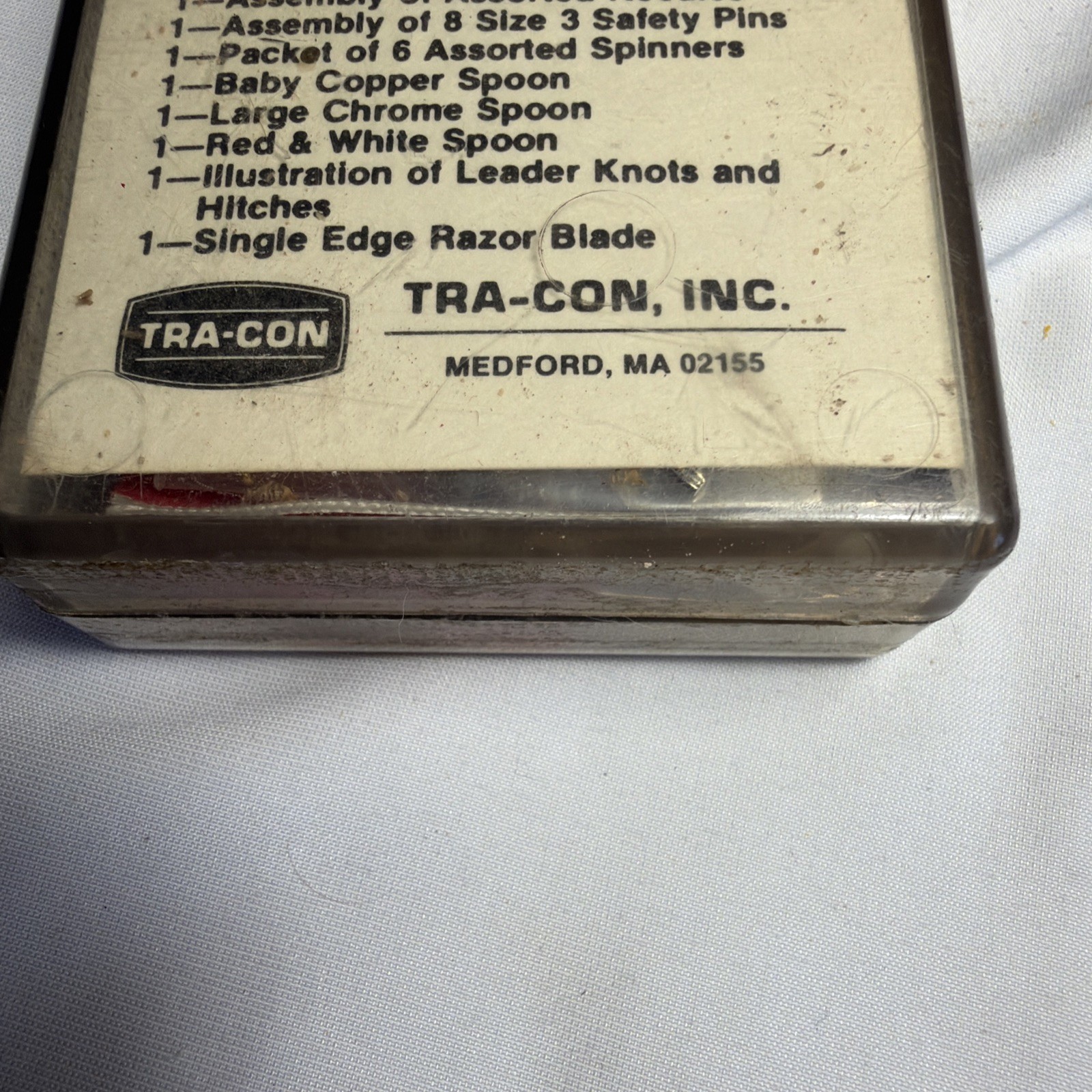 Vintage TRA-CON US Military Issue Emergency Fishing Kit FSCM 22835 (1303)O