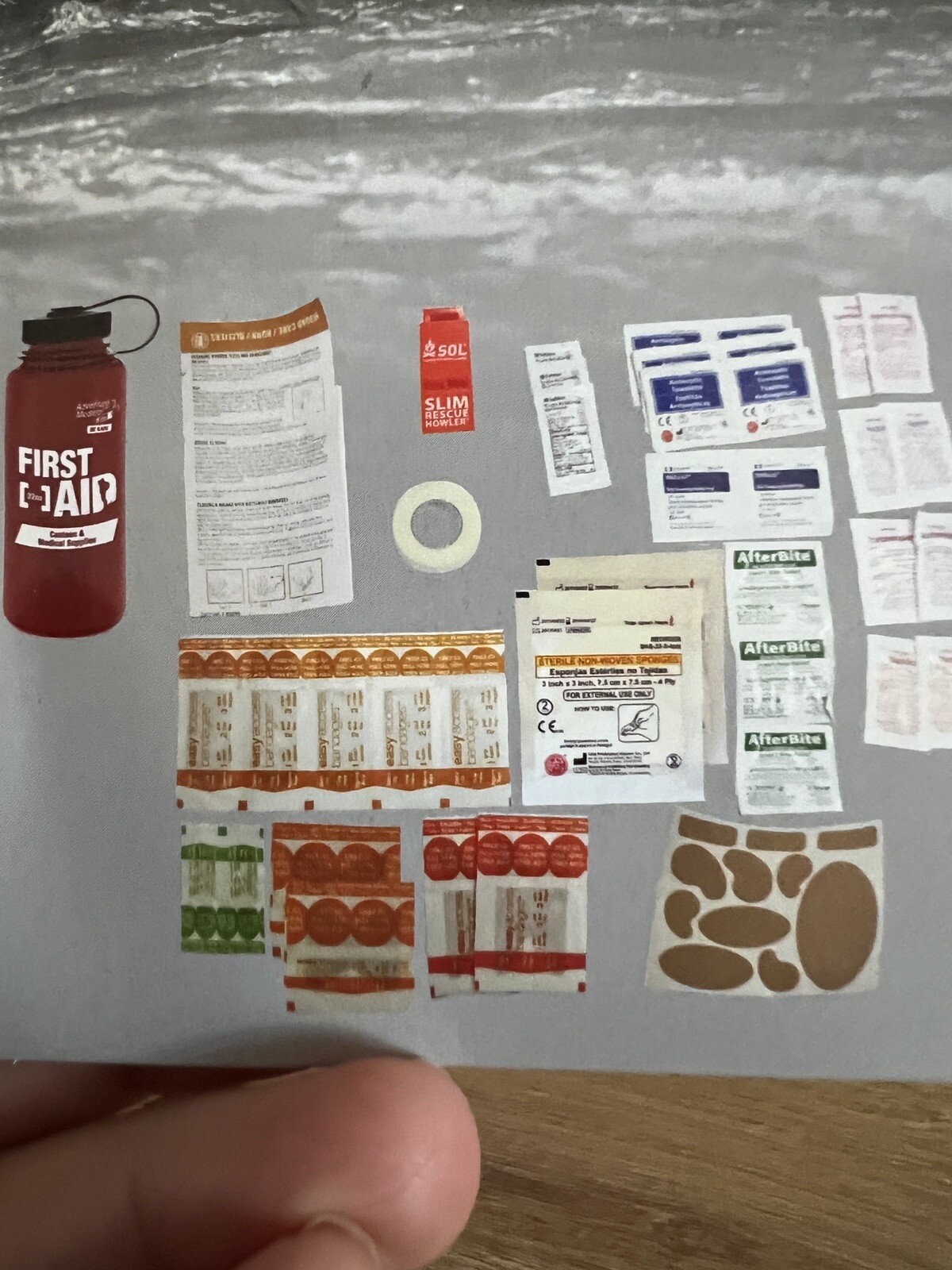 First Aid Canteen + Medical Supplies Camping Hiking NEW