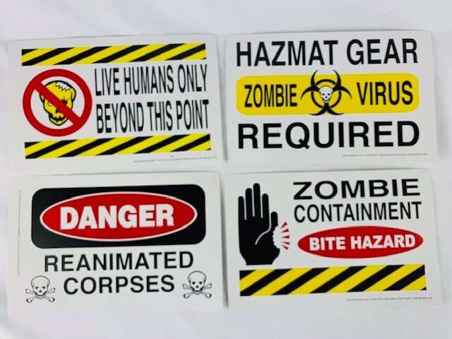New Zombie Outbreak Survival Kit w/Electronic Training Supplement Disc Z.E.R.O.