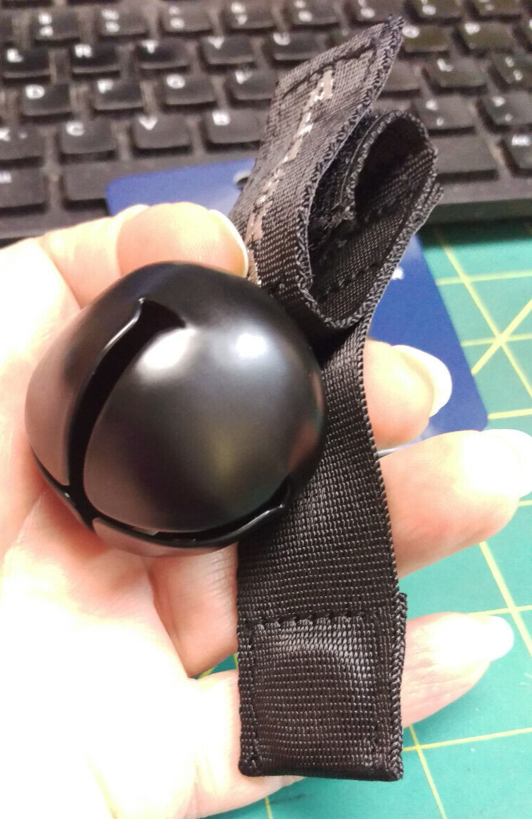 Alaska Bear Bell with magnetic silencer – easy add to belt loop or pack NICE!