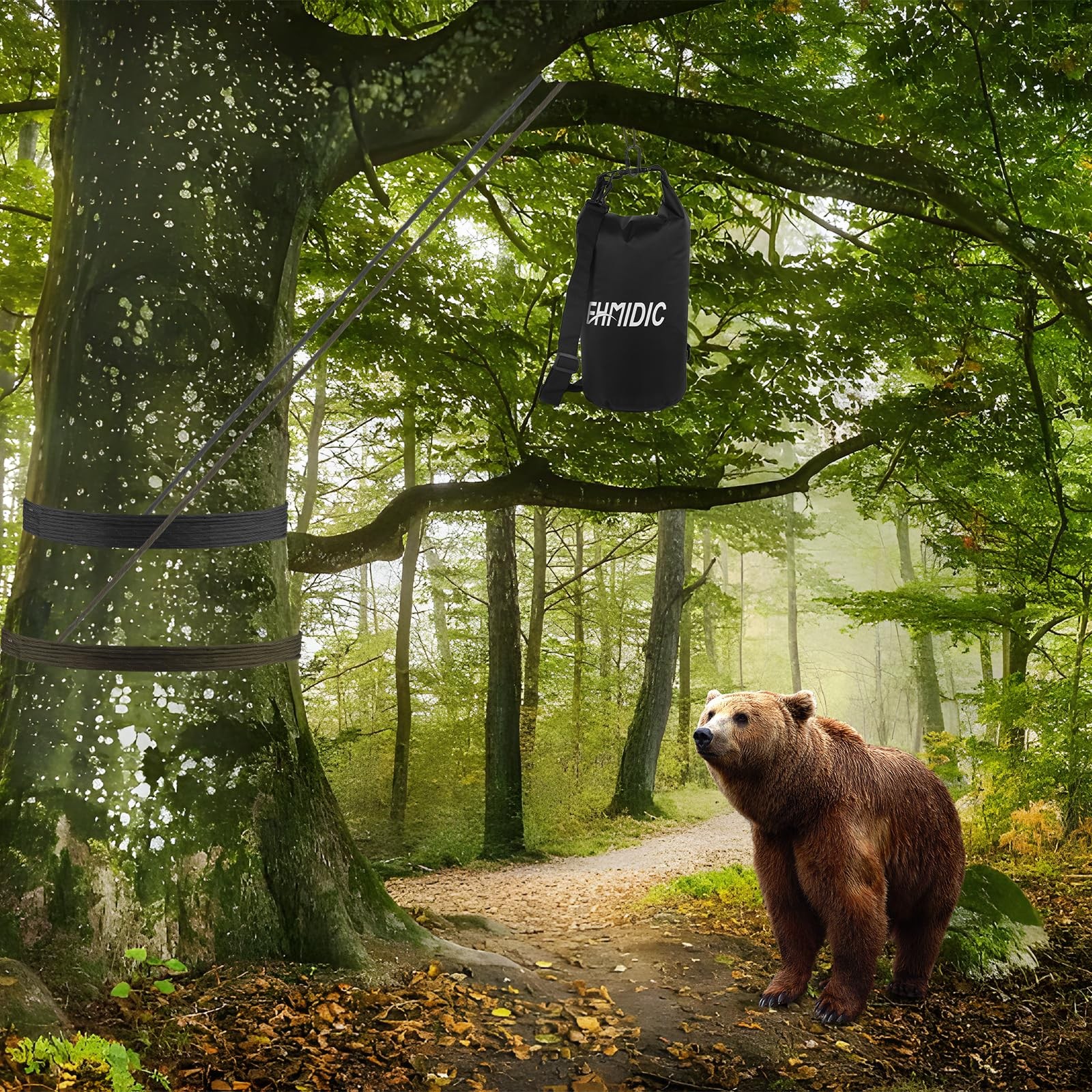 Fhmidic Bear Protection Travel Carrier Bag Case, 10L Waterproof Bear Bag Kit …