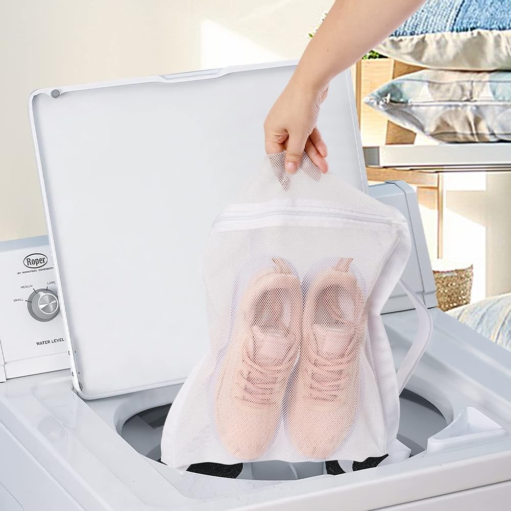 EMVANV Shoe Drying Bag,Laundry Bags Reusable 40 x 40cm, As Picture Show