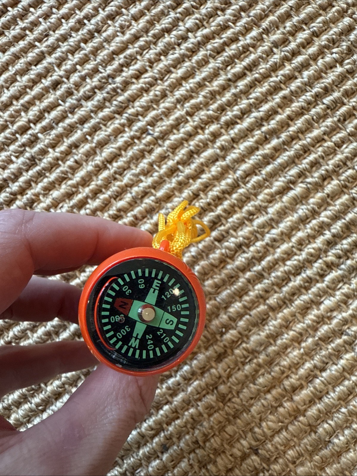 Survival Compass, Whistle and Match Holder