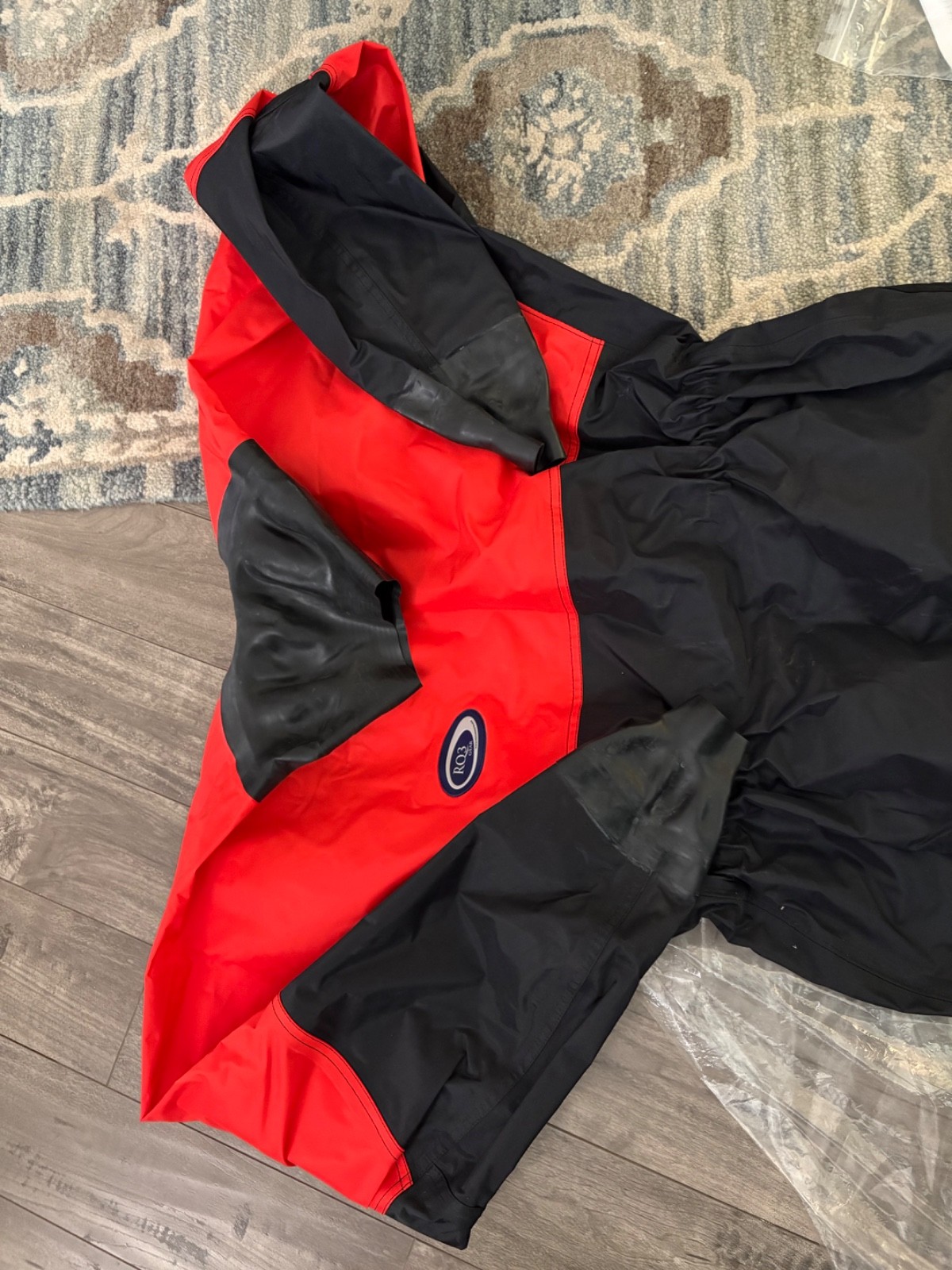 Water rescue equipment. O.S Systems orange and black XL rescue suit