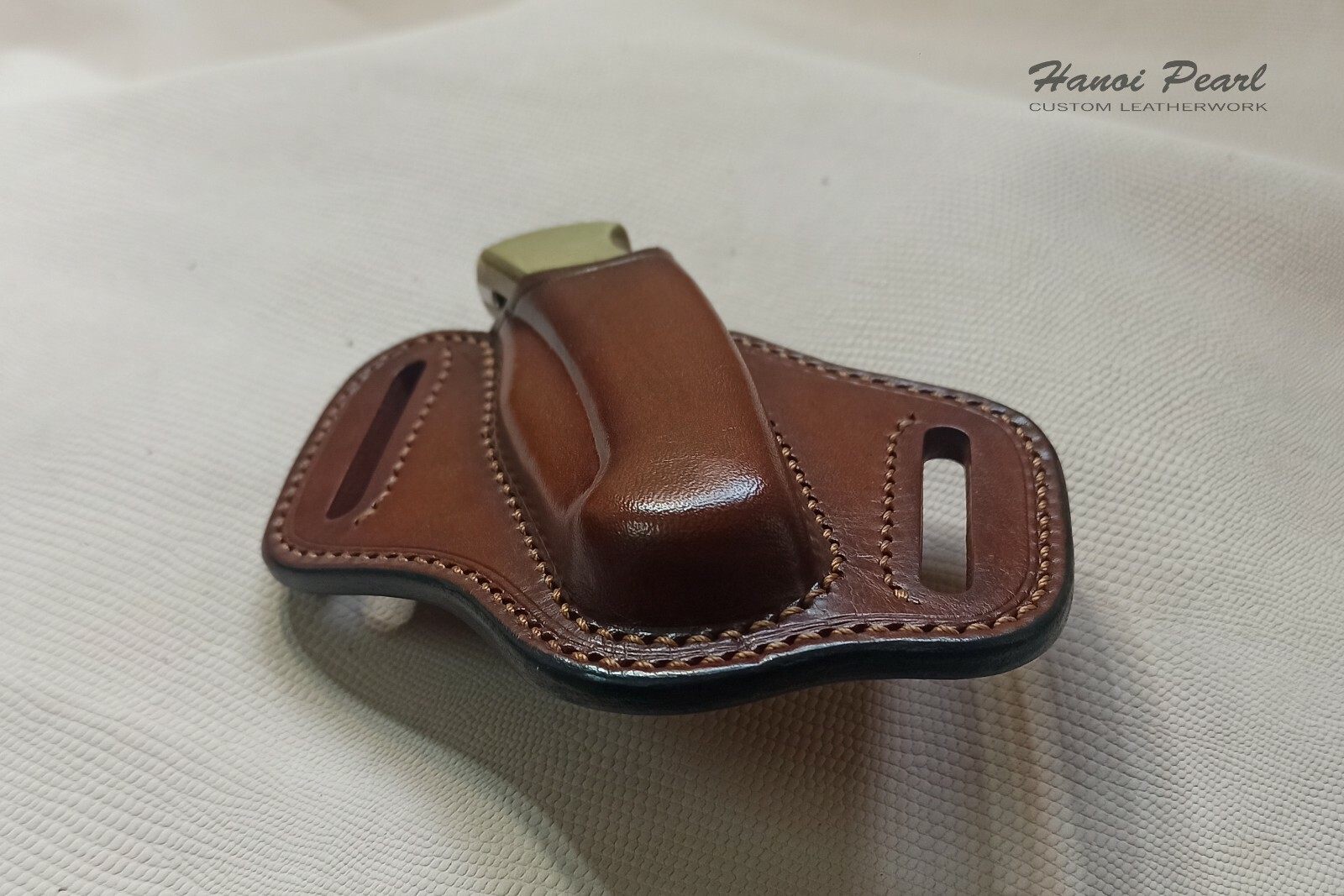 Custom Canted Cross Draw Leather Sheath for Buck 112 Ranger [Sheath Only]