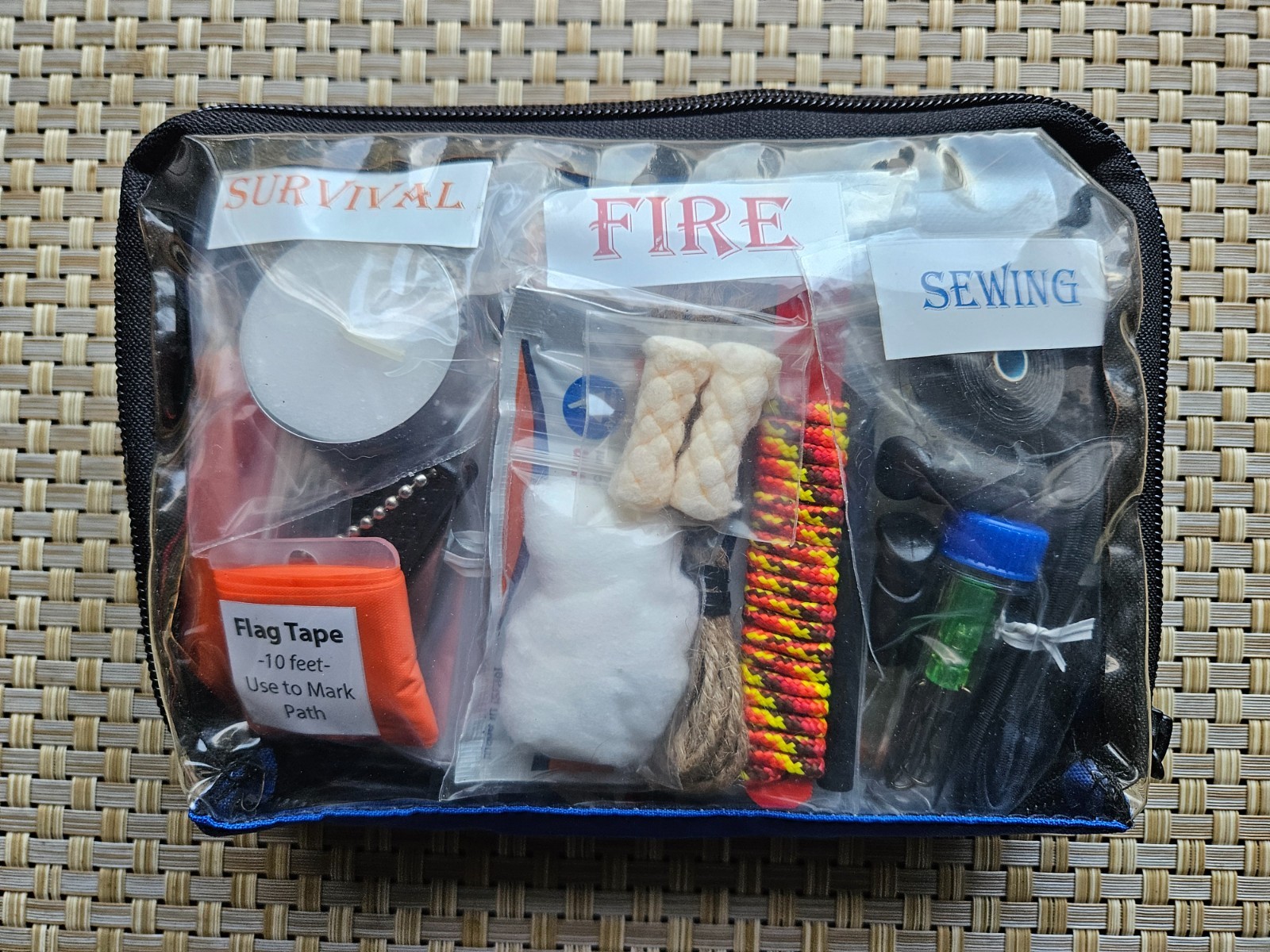 Premium SURVIVAL and REPAIR kit – Great for car, home, camping, 60+ items
