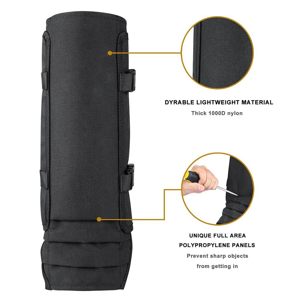 For Hiking Gaiters with PP Lined Guard for Enhanced Outdoor Safety and Comfort