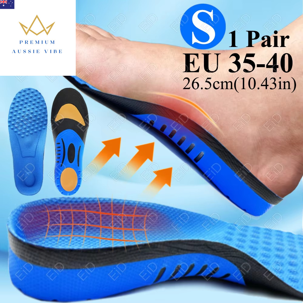 Premium Orthotic Gel Insoles Orthopedic Flat Foot Health Sole Pad for Shoes Inse