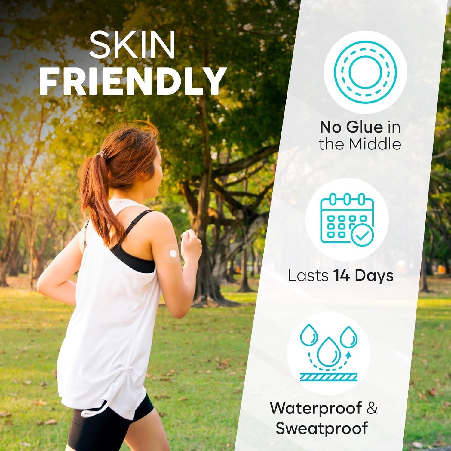 Freestyle Libre 3 Sensor Covers – 20 Durable Waterproof Patches Ideal for Sports