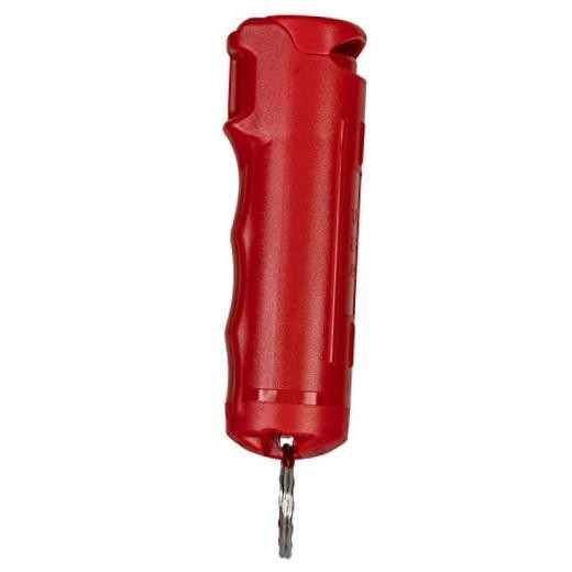 Keychain Pepper Spray Flip Top Safety 1 Pack 1/2oz – Maximum Heat Strength Red