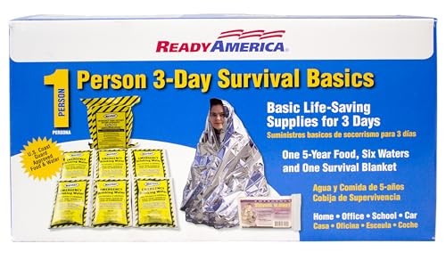 Emergency Survival Kit Food Water Blanket Portable 3 Days Supplies